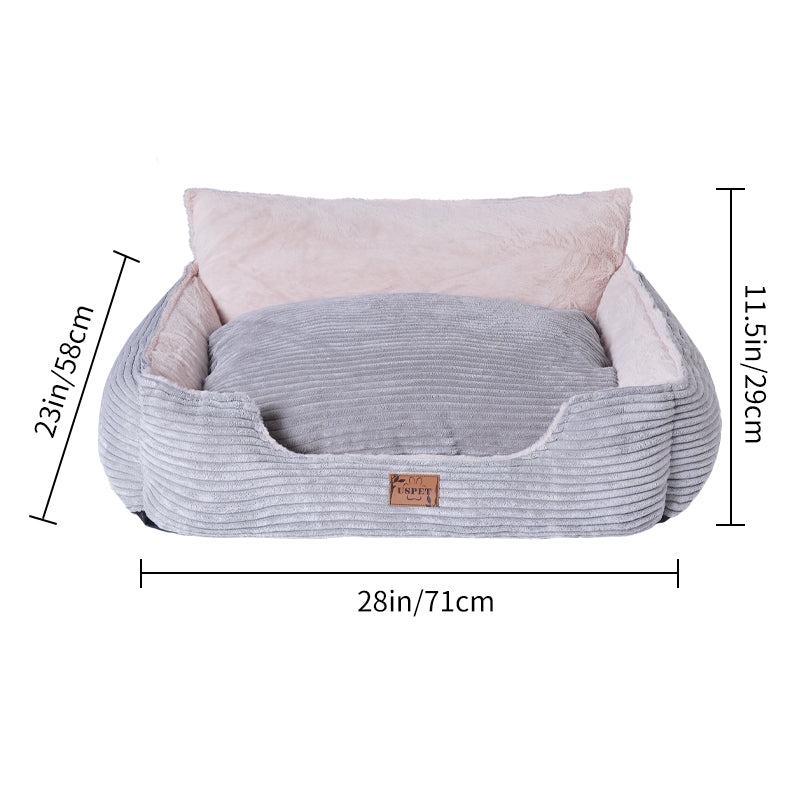 Pawsome Beds™ Orthopedic Corduroy Dog Sofa Bed