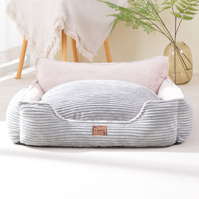Pawsome Beds™ Orthopedic Corduroy Dog Sofa Bed