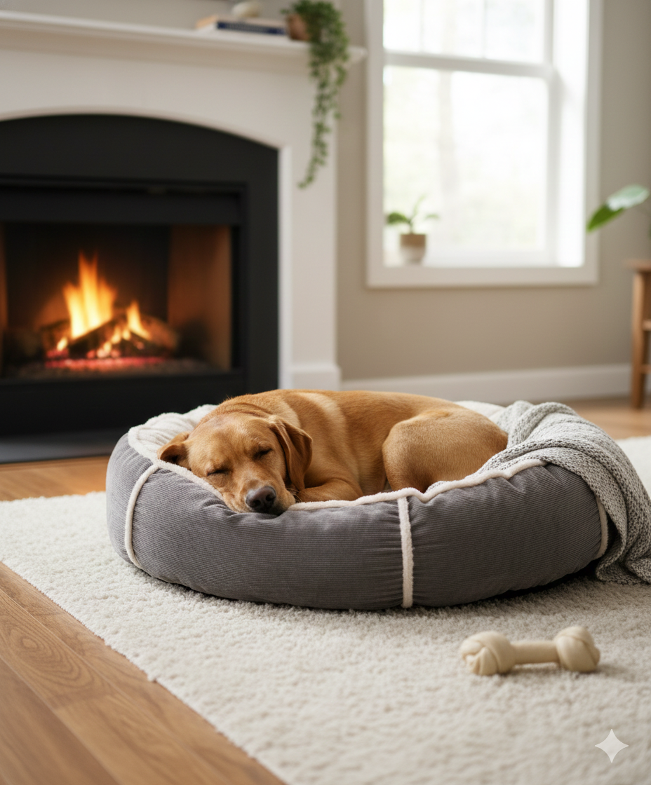 🐾 The Cozy Nest™ Dog Bed - Large 70cm