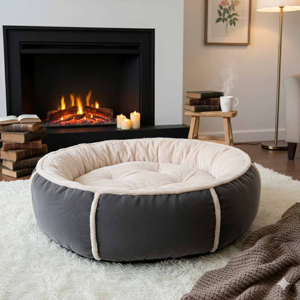 🐾 The Cozy Nest™ Dog Bed - Large 70cm
