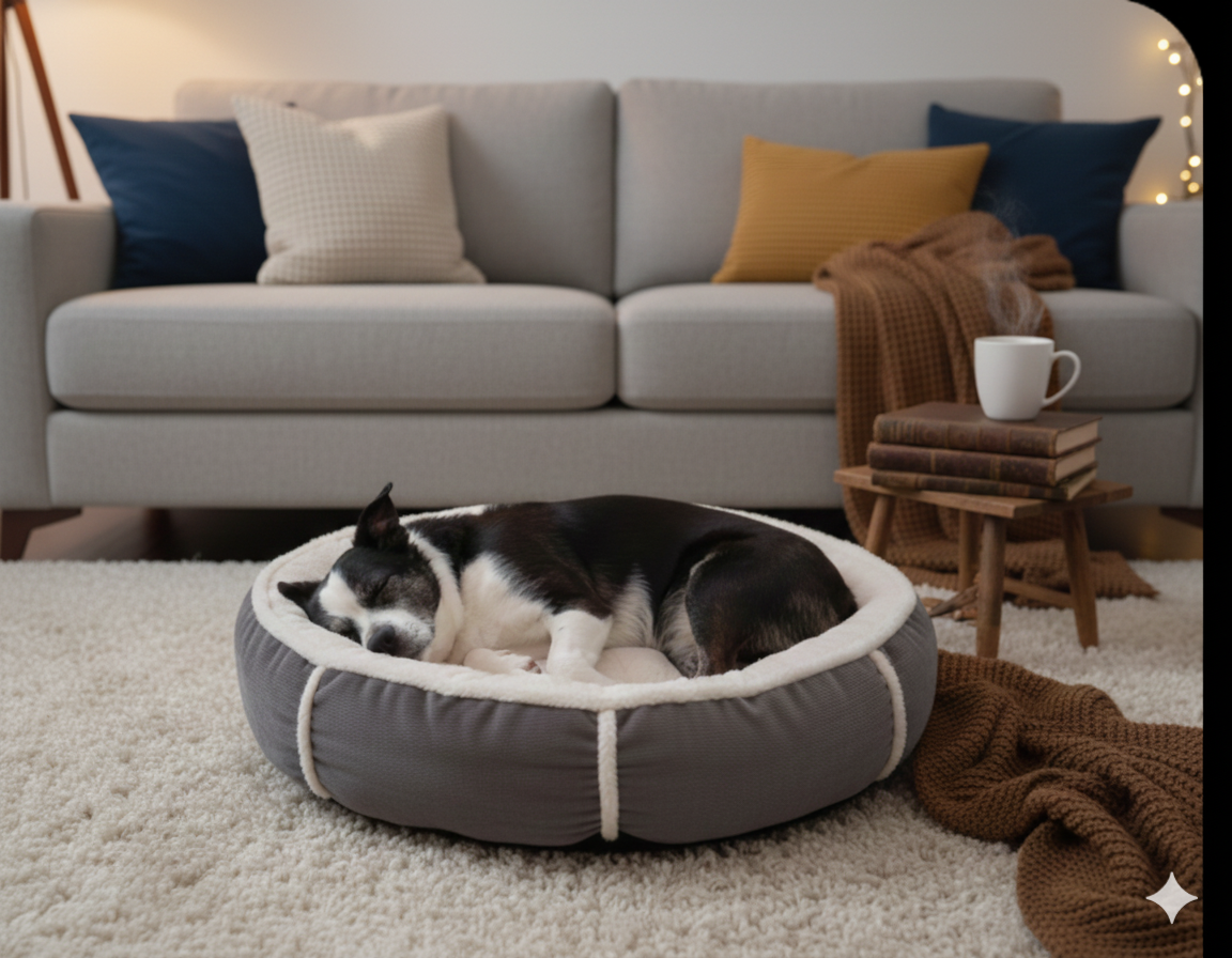 🐾 The Cozy Nest™ Dog Bed - Large 70cm