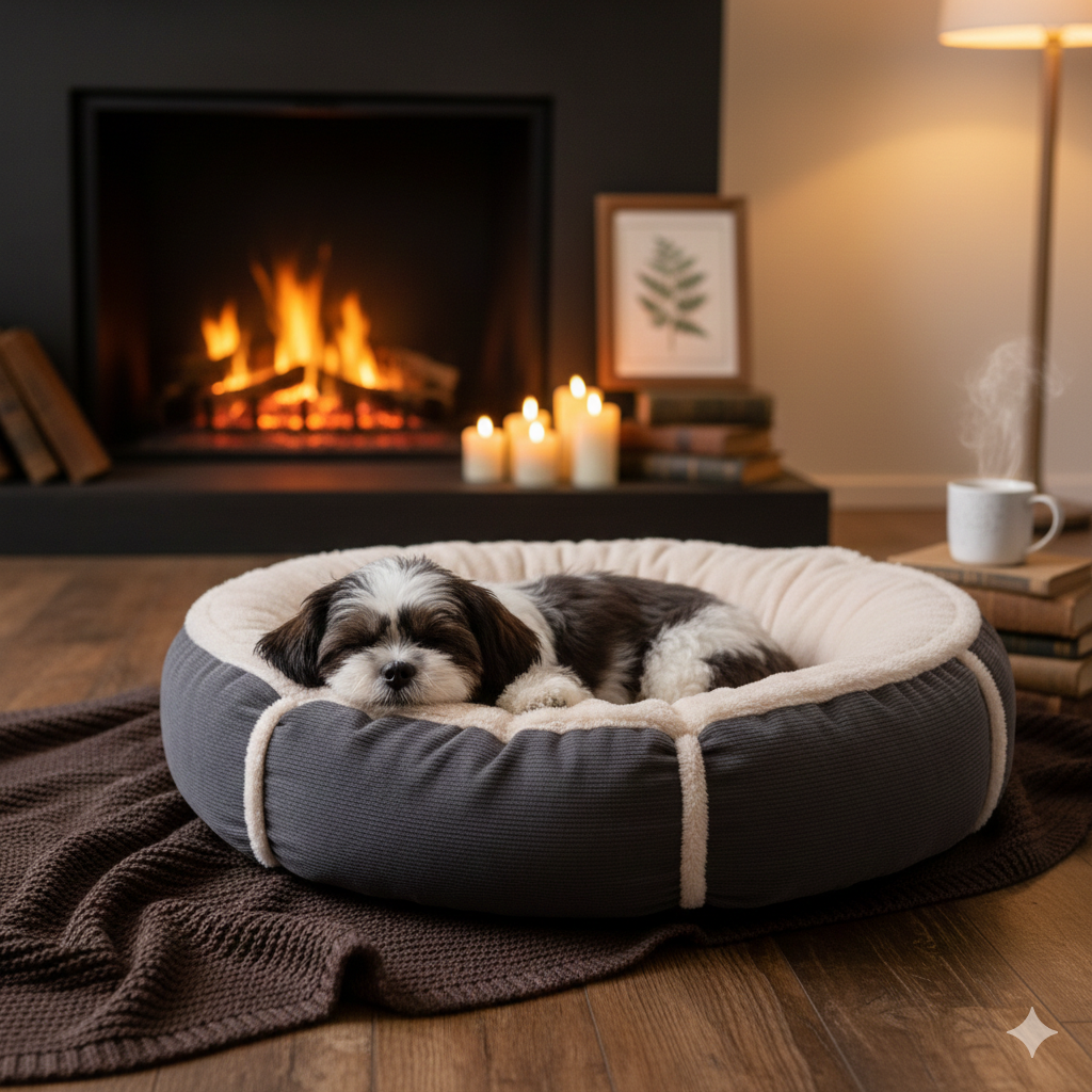 🐾 The Cozy Nest™ Dog Bed - Large 70cm