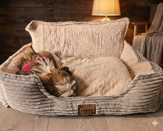 Pawsome Beds™ Orthopedic Corduroy Dog Sofa Bed